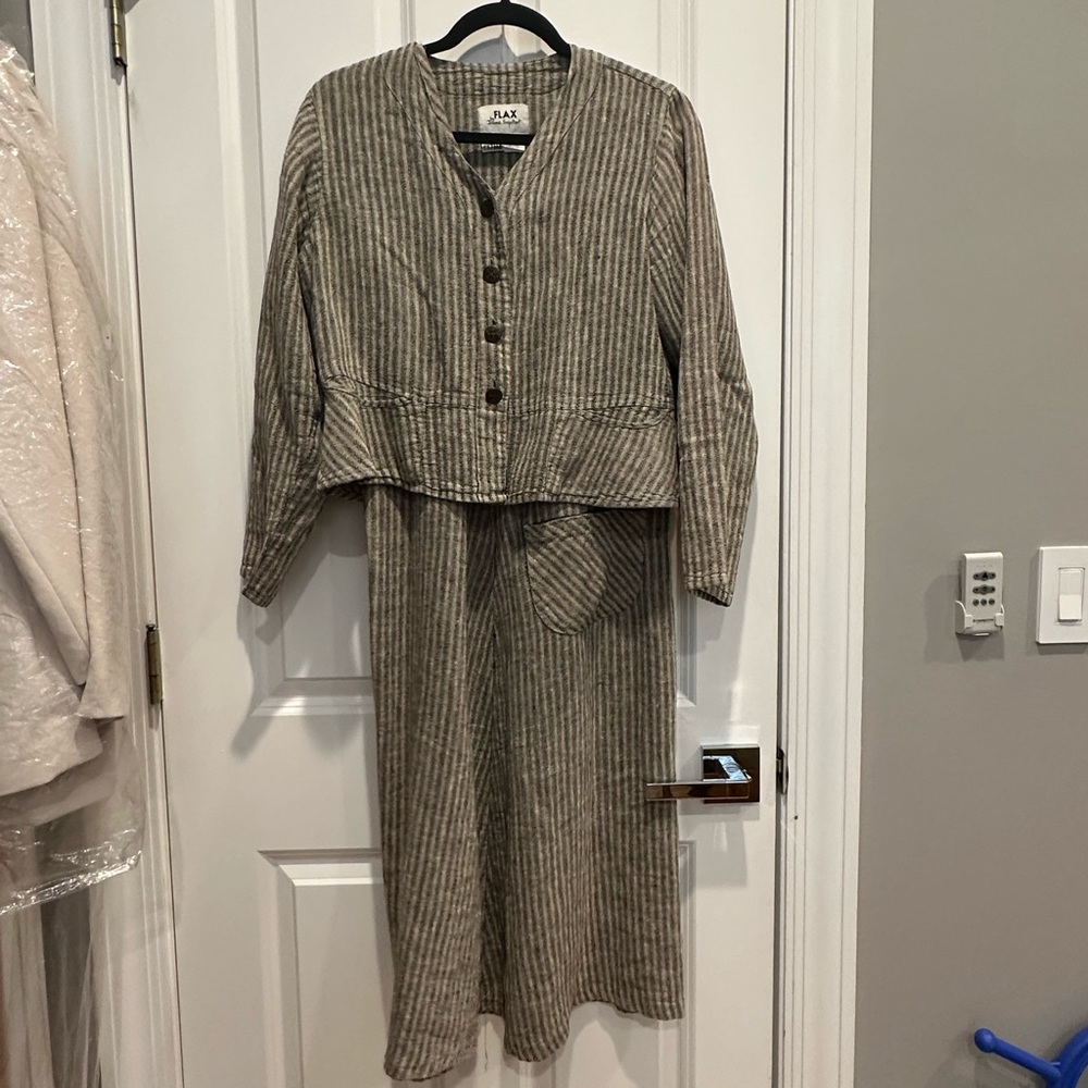 Flax 2 piece dress set